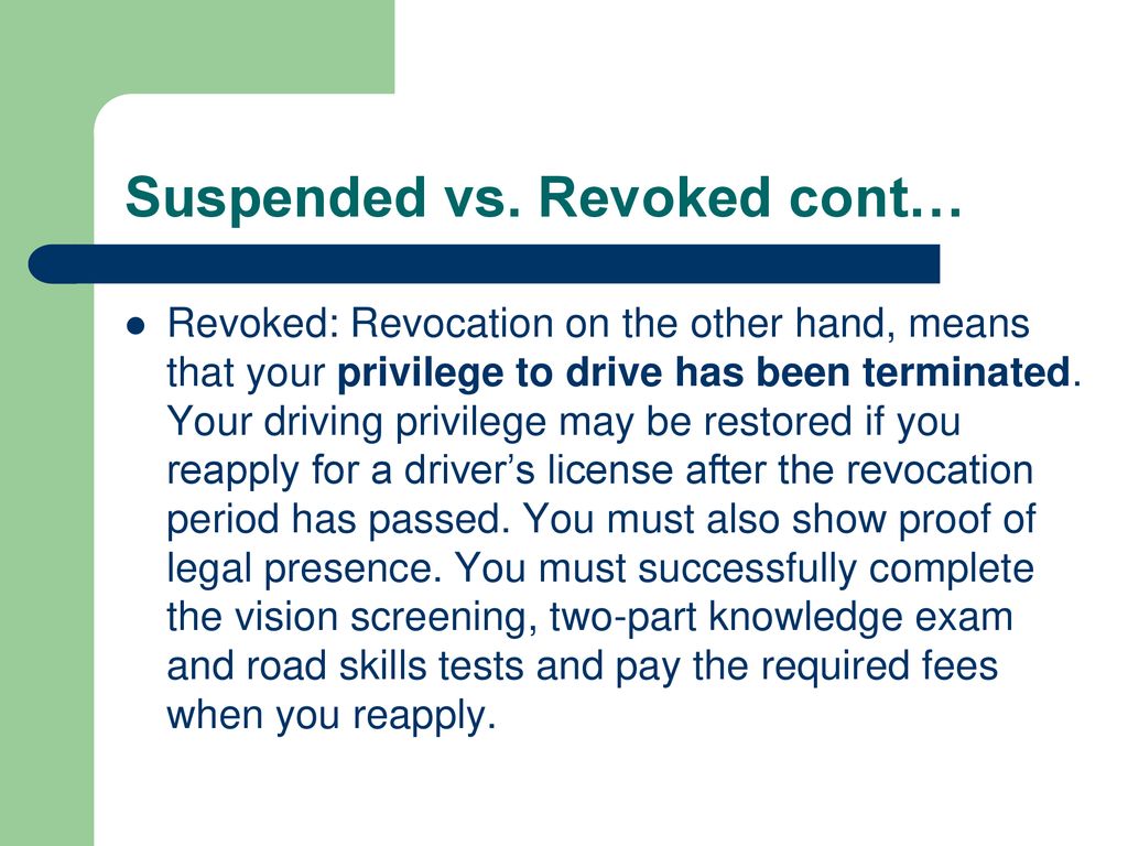 Your License and the Law! - ppt download