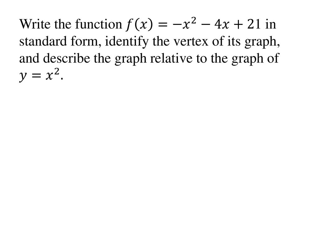 Lesson 2 1 Quadratic Functions Ppt Download Lesson 2 1 Quadratic Functions Ppt Download