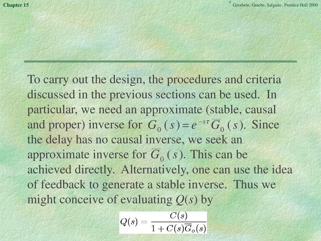 siso-controller-parameterizations-ppt-download