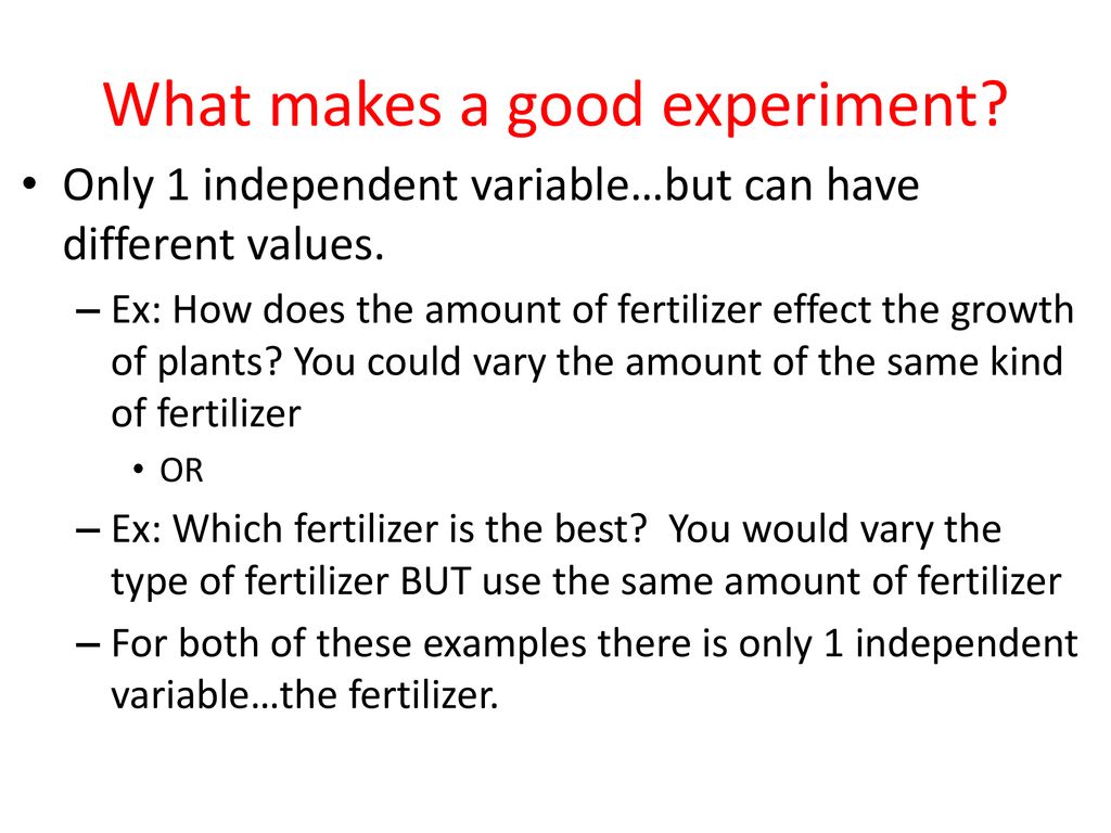 What Makes A Good Experiment Ppt Download what-makes-a-good-experiment-ppt-download