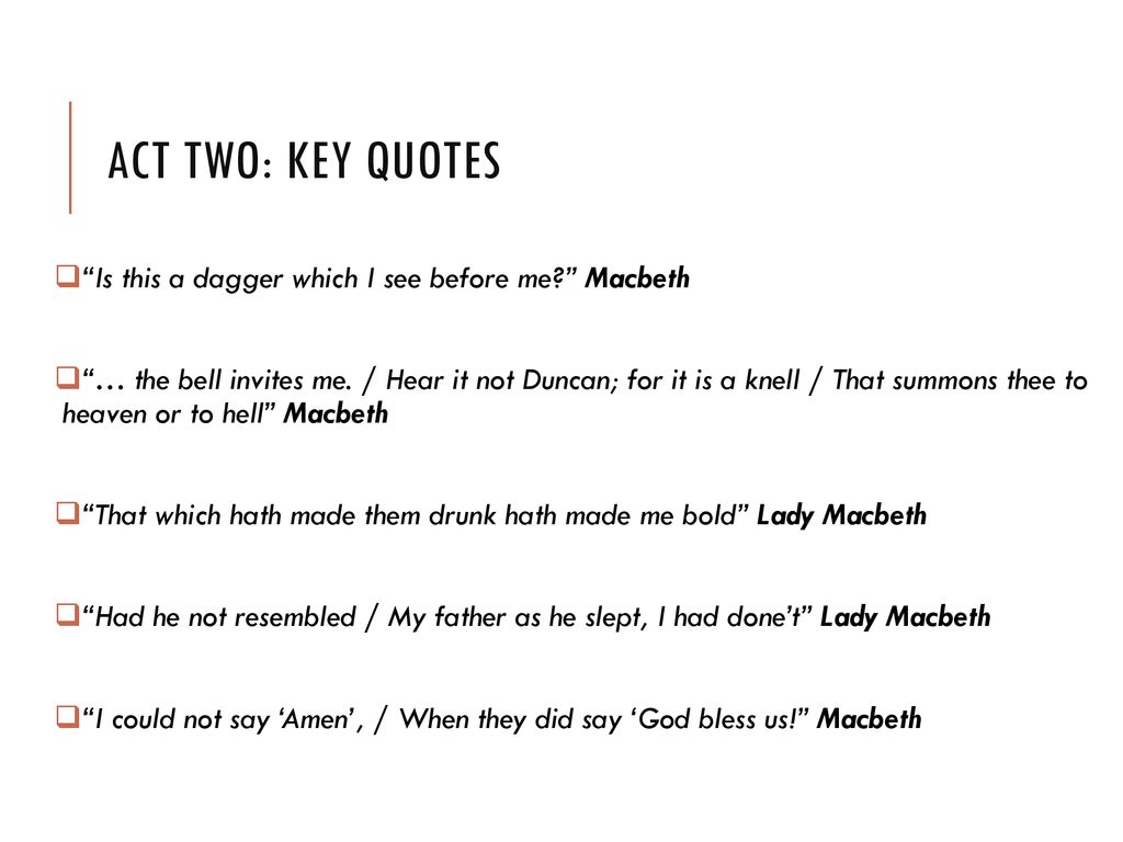 Act Two Key Points And Questions Ppt Download