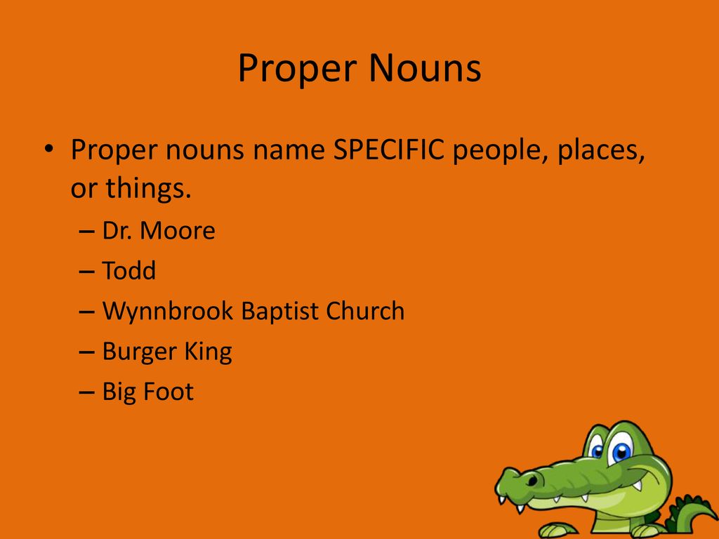 Nouns Ppt Download