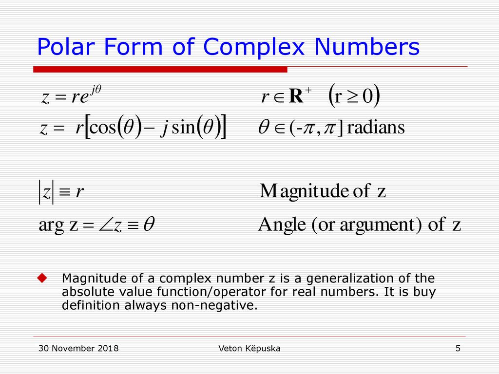 Complex algebra review ppt download