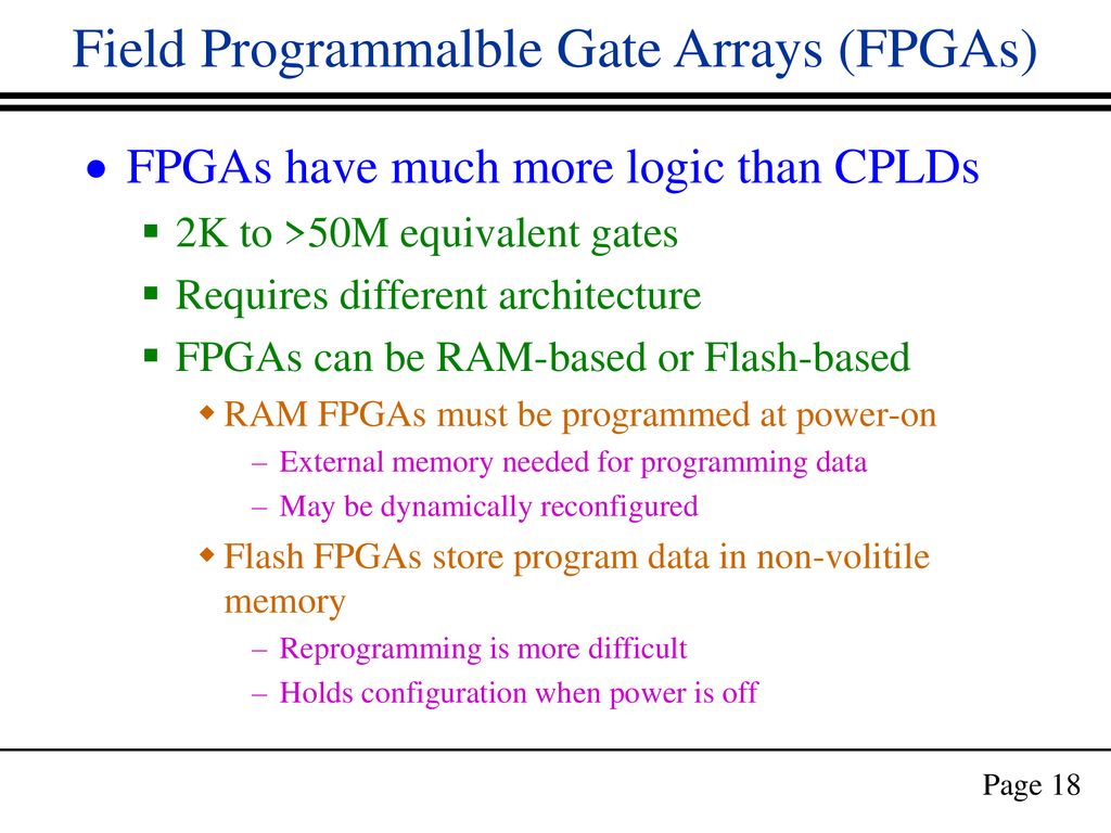 Programmable Logic. - ppt download