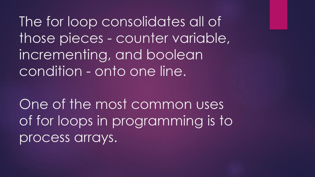 Lesson 15: Processing Arrays - ppt download