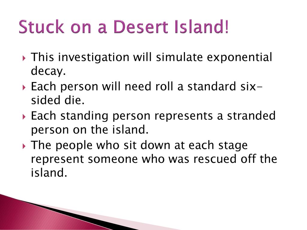 Stuck on a Desert Island!