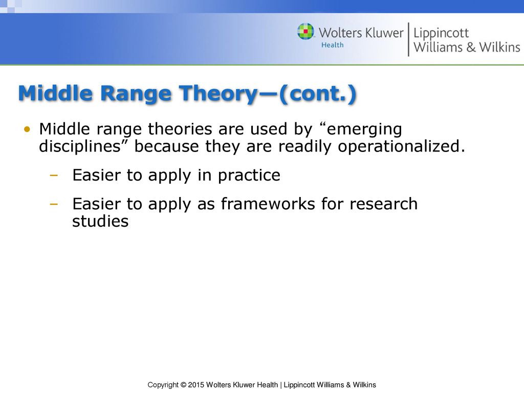 examples of middle range theories