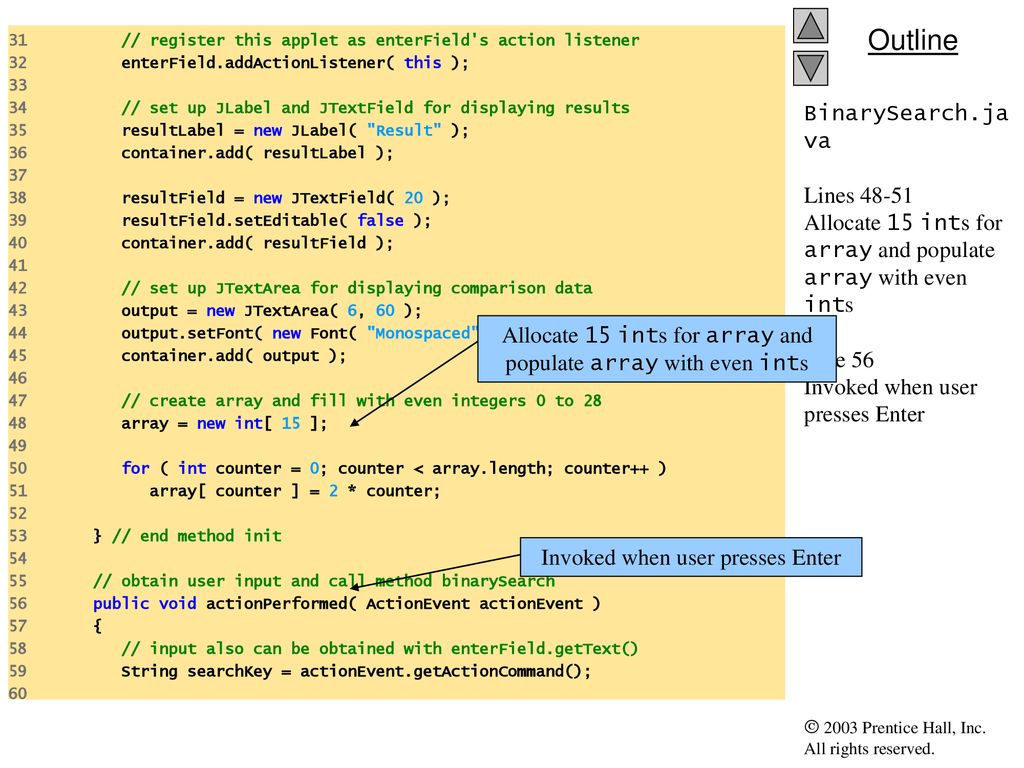Chapter 7 - Arrays Outline 7.1 Introduction 7.2 Arrays 7.3 Declaring ...