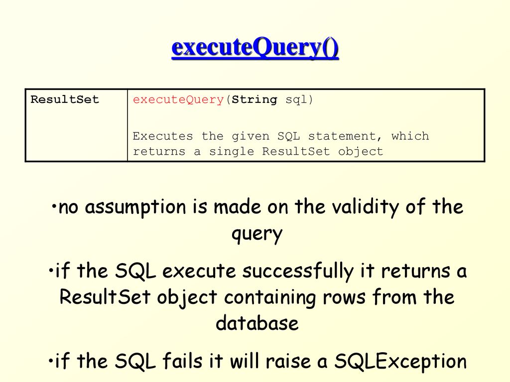 Jdbc java database connectivity ppt download