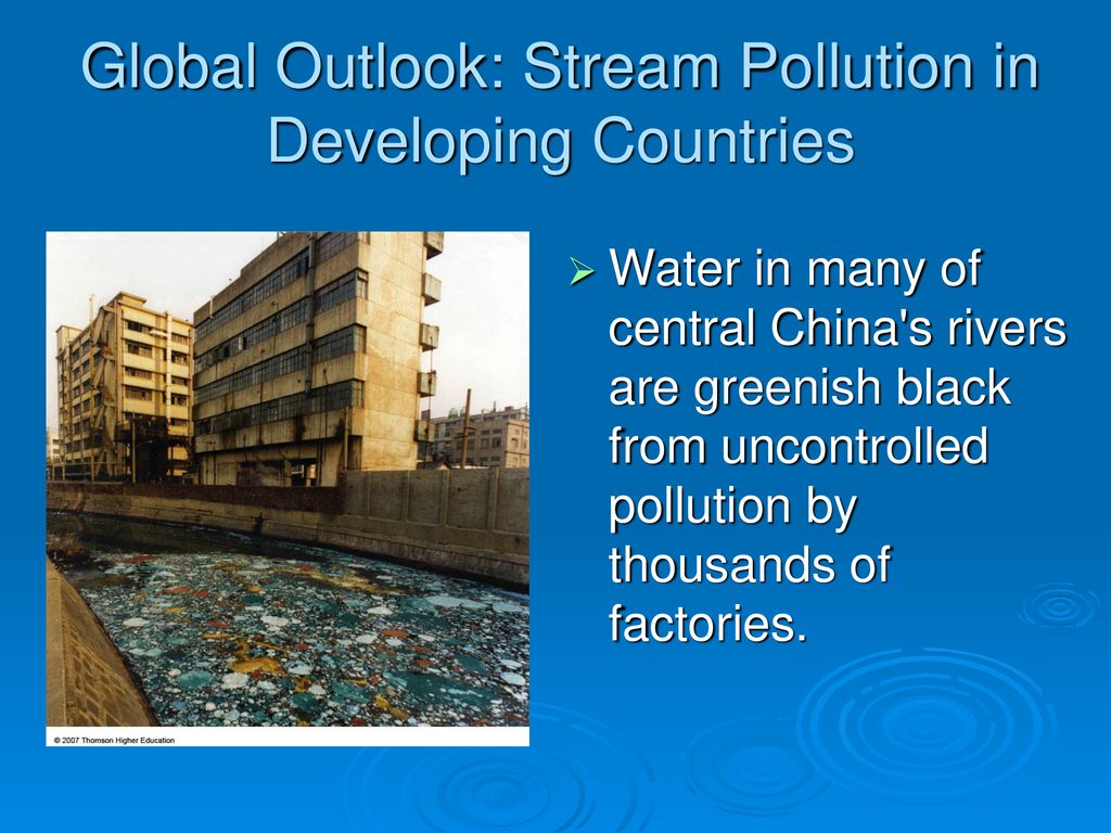Global Outlook: Stream Pollution in Developing Countries