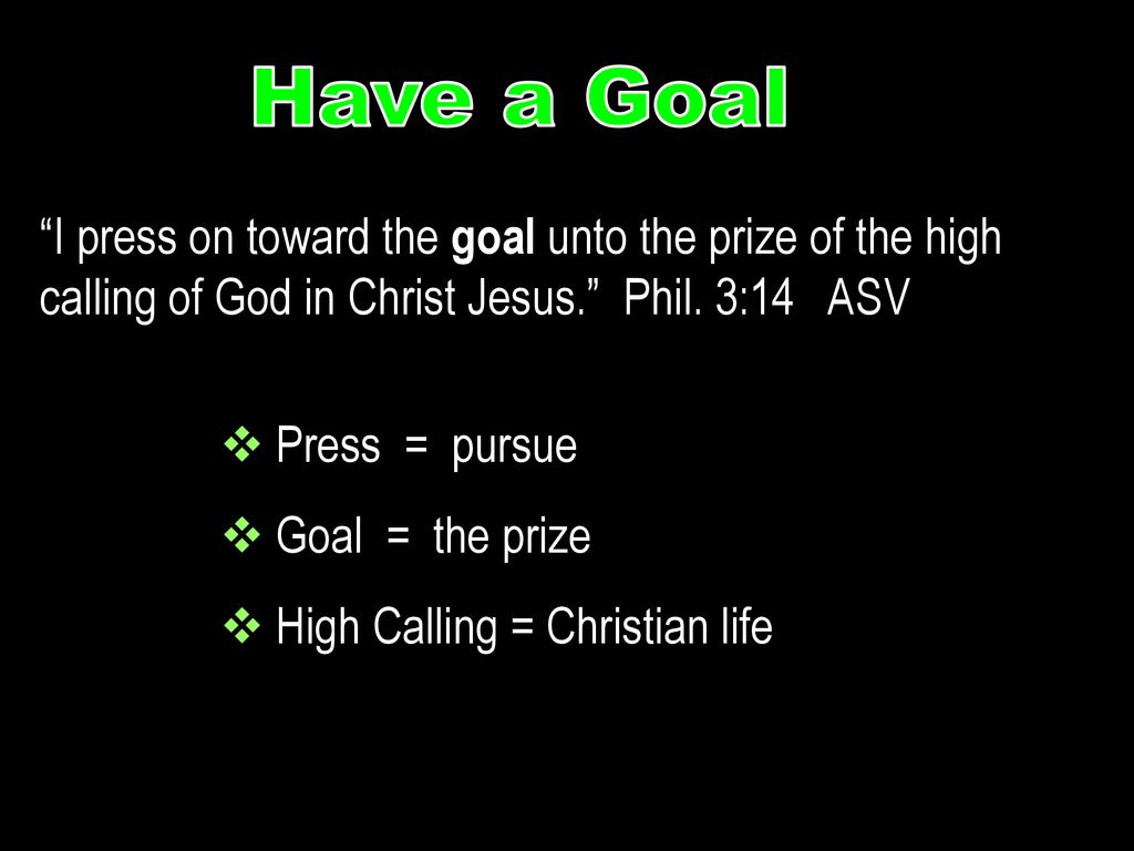 High Calling = Christian life