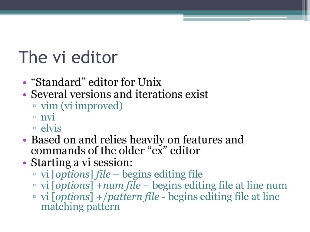 A Brief Overview of Unix - ppt download
