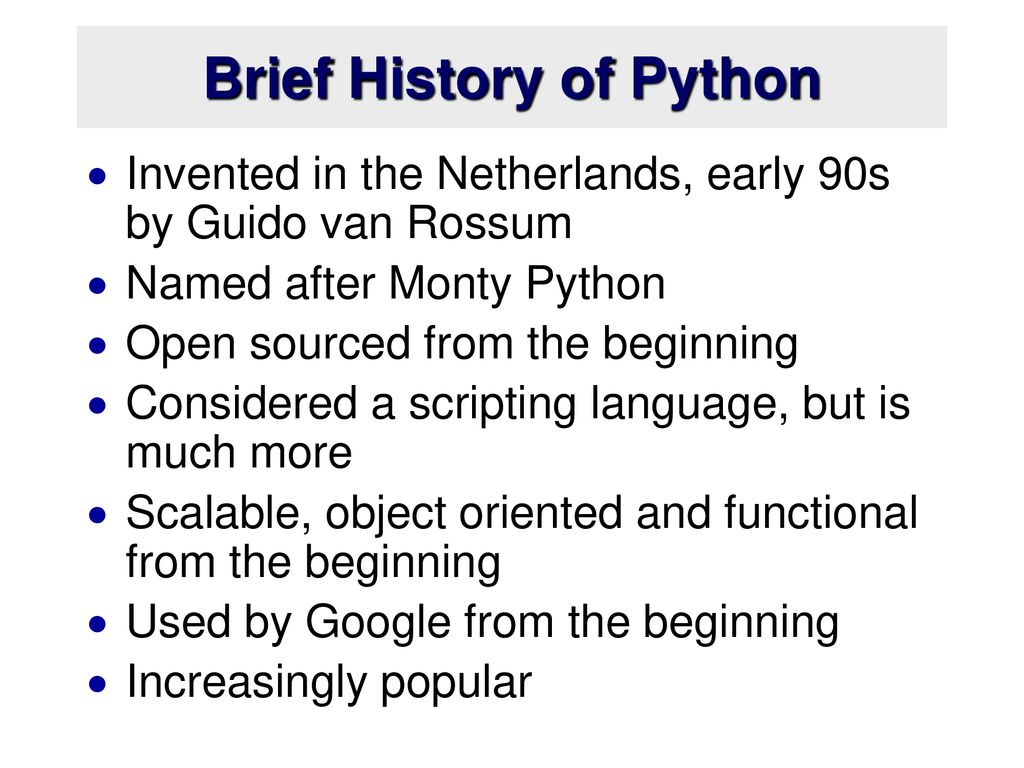 Introduction to Python - ppt download