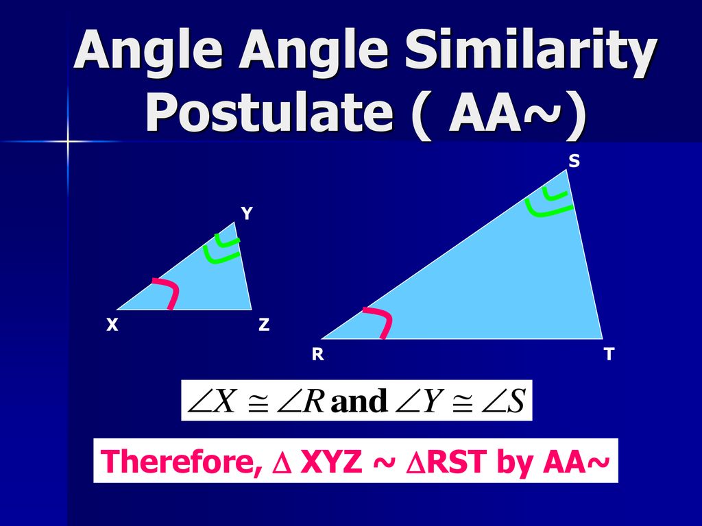 Similarity tests for triangles ppt download