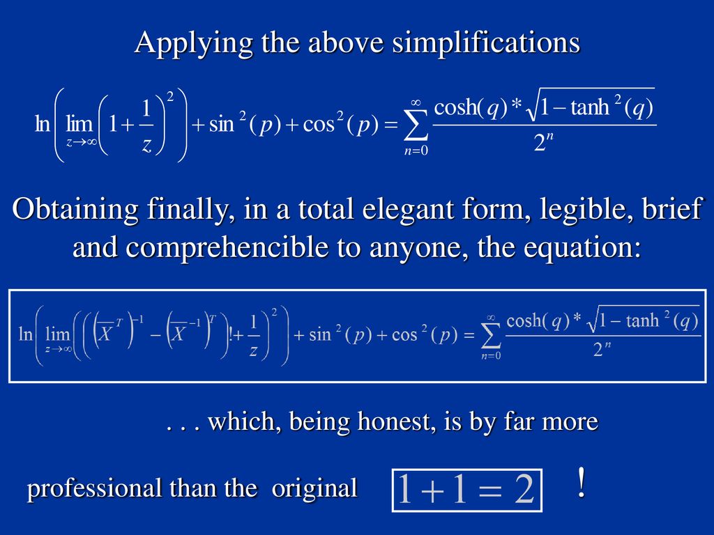 Applying the above simplifications