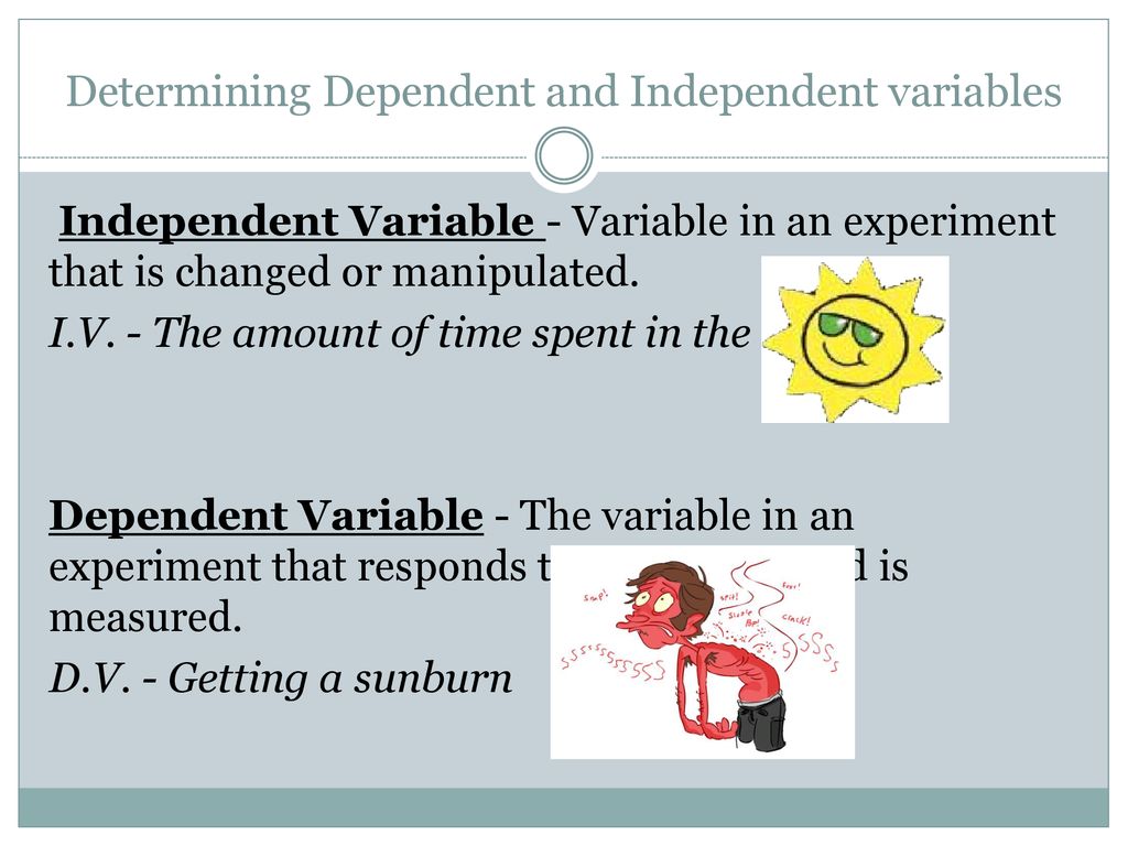Independent and Dependent Variables - ppt download Throughout Independent Dependent Variable Worksheet