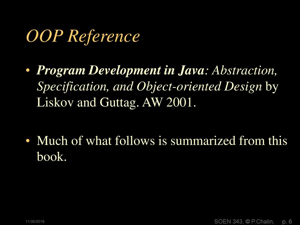Soen 343 Software Design Computer Science And Software Engineering