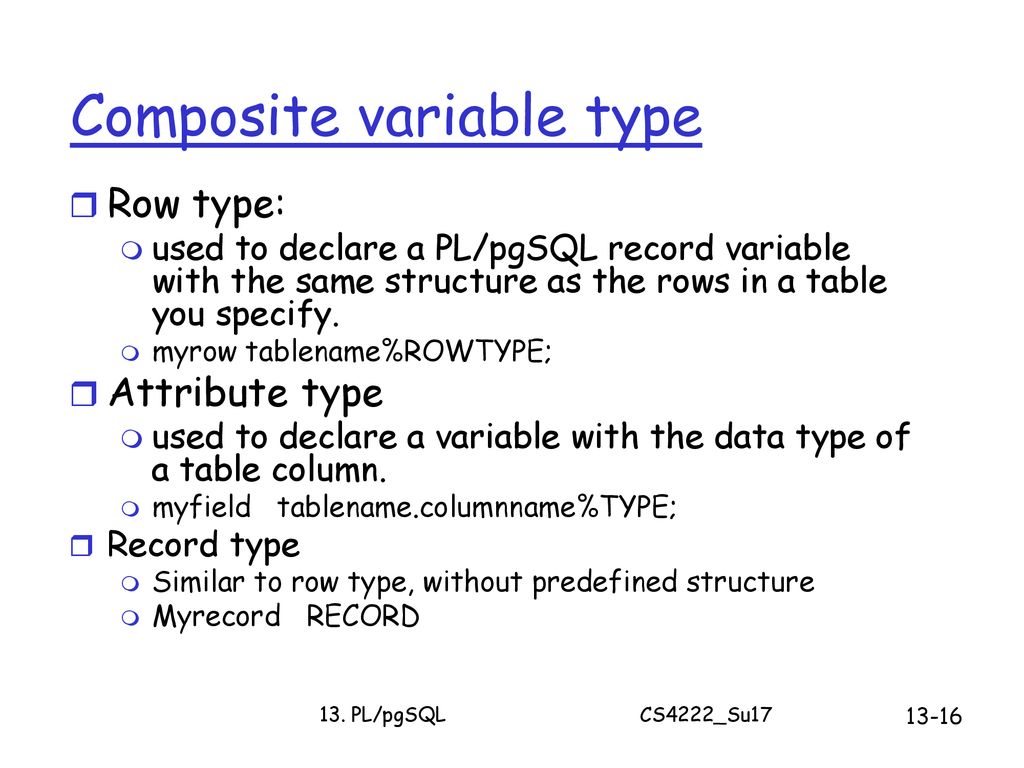 Cs4222 principles of database system ppt download
