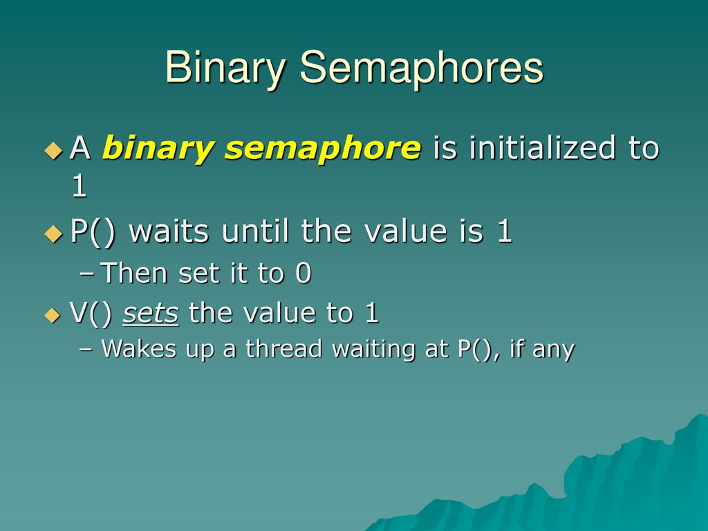 Semaphores and Bounded Buffer - ppt download