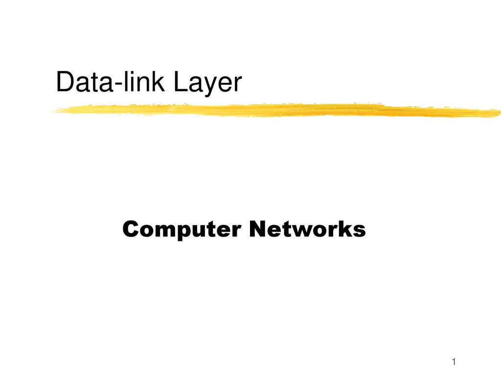 Datalink Layer Computer Networks. ppt download