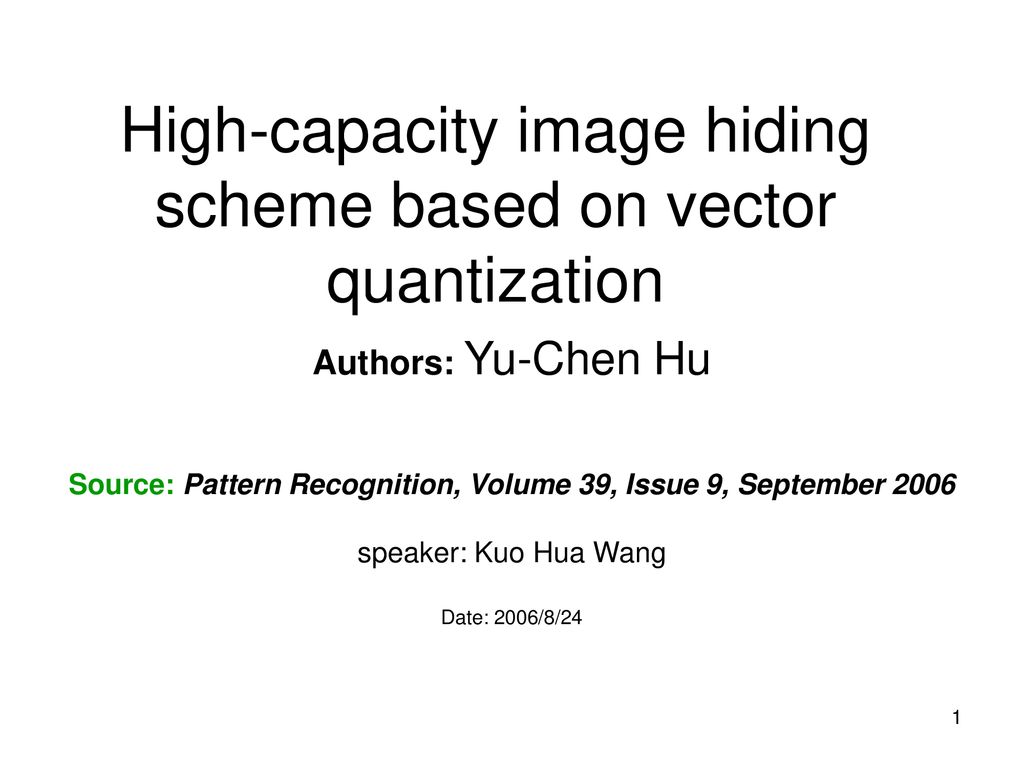 High-capacity image hiding scheme based on vector quantization