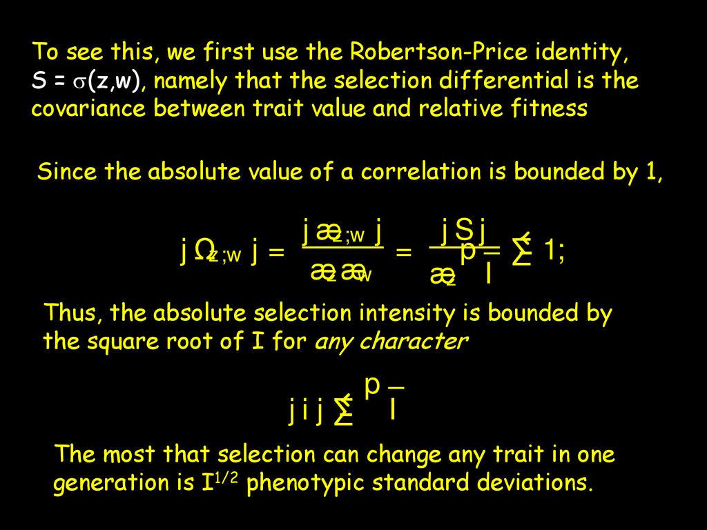 Individual Fitness And Measures Of Univariate Selection Ppt Download Individual Fitness And Measures Of Univariate Selection Ppt Download