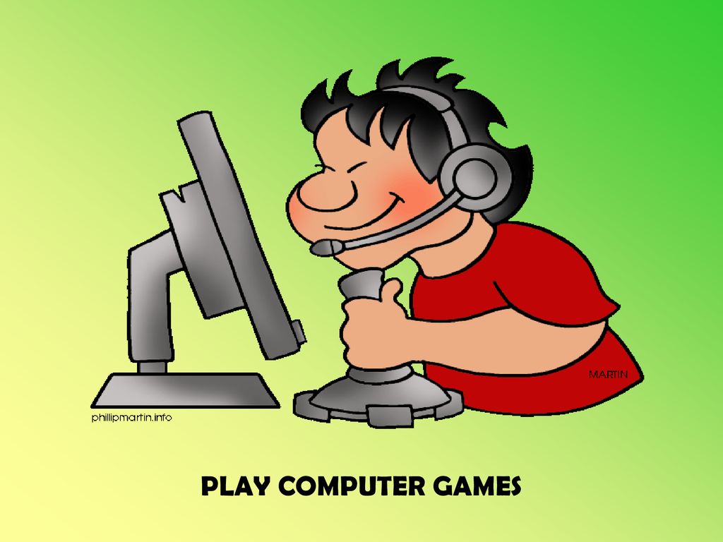 The computer is he. Рисунок мое хобби компьютерные игры. Play Computer games картинка для детей. Computer game картинка для детей. Playing Computer games Flashcards.
