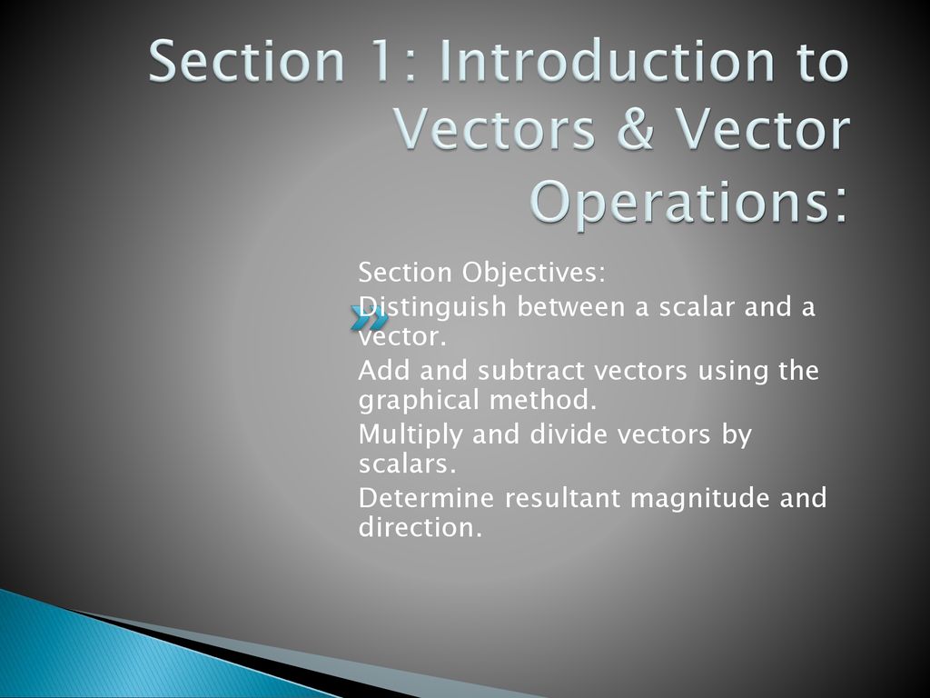 Two dimensional motion vectors ppt download
