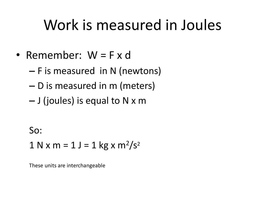 Work and Energy Chapter 13 section 1,3, ppt download