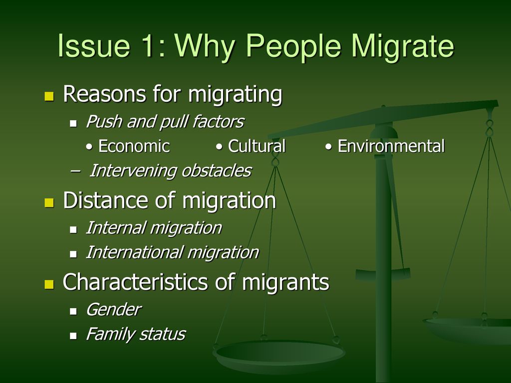 Chapter 3 Migration PPT by Abe Goldman. - ppt download