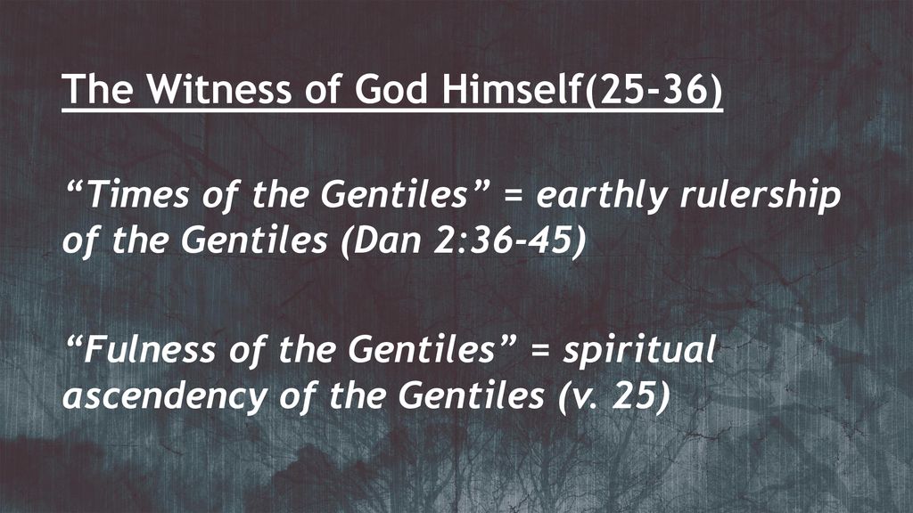 The Witness of Paul (11:1) The Witness of Elijah (11:2-10) - ppt download