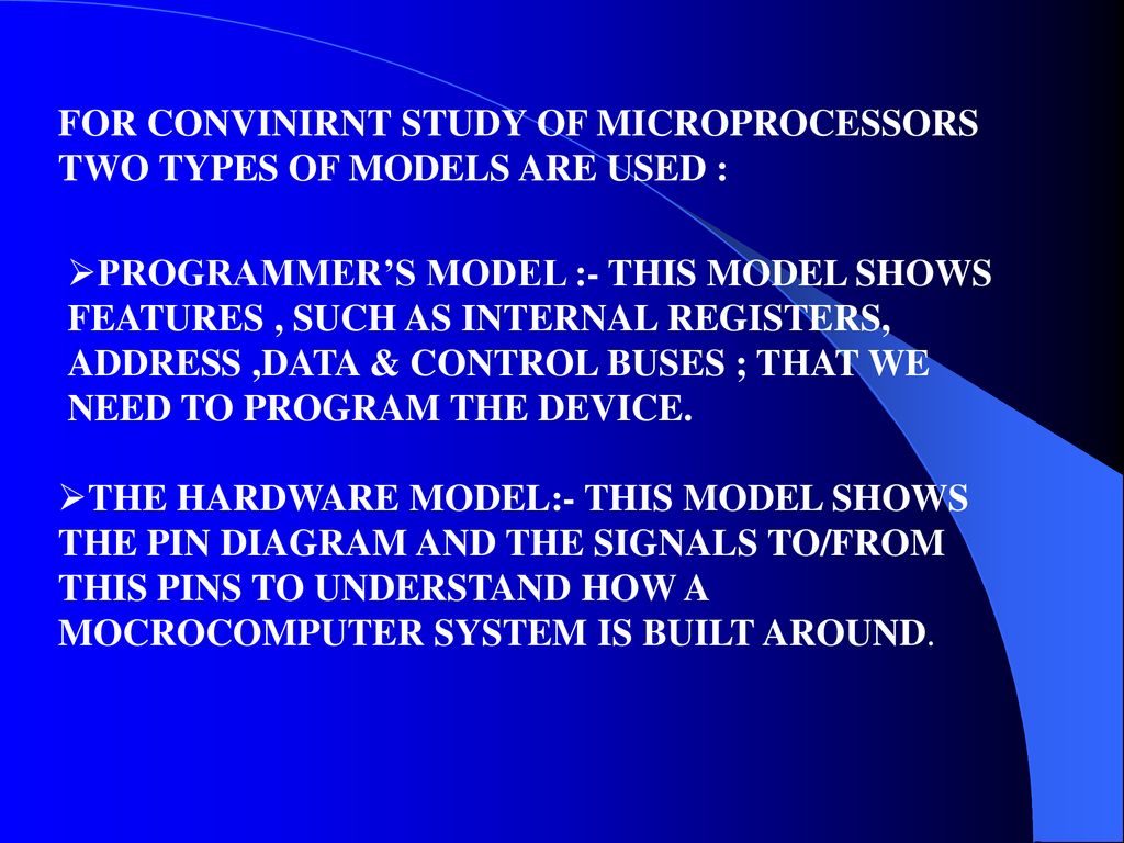 MICROPROCESSORS-8086 Architecture Programming Interfacing. - ppt download