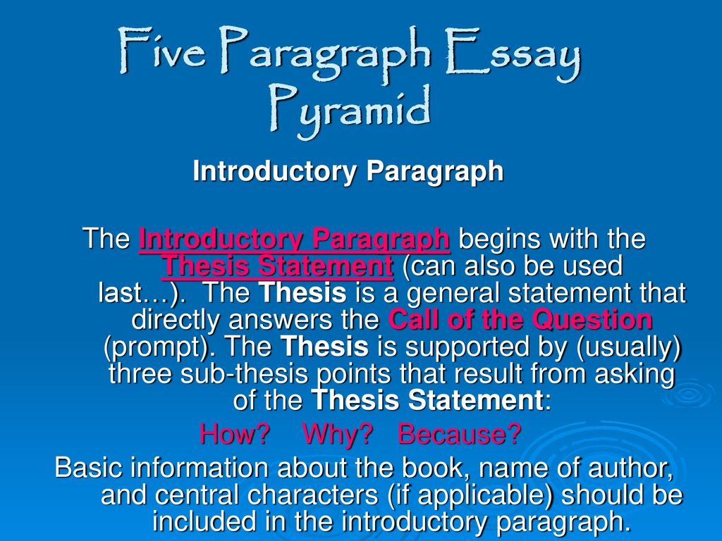 Five Paragraph Essay Pyramid Ppt Download five-paragraph-essay-pyramid-ppt-download