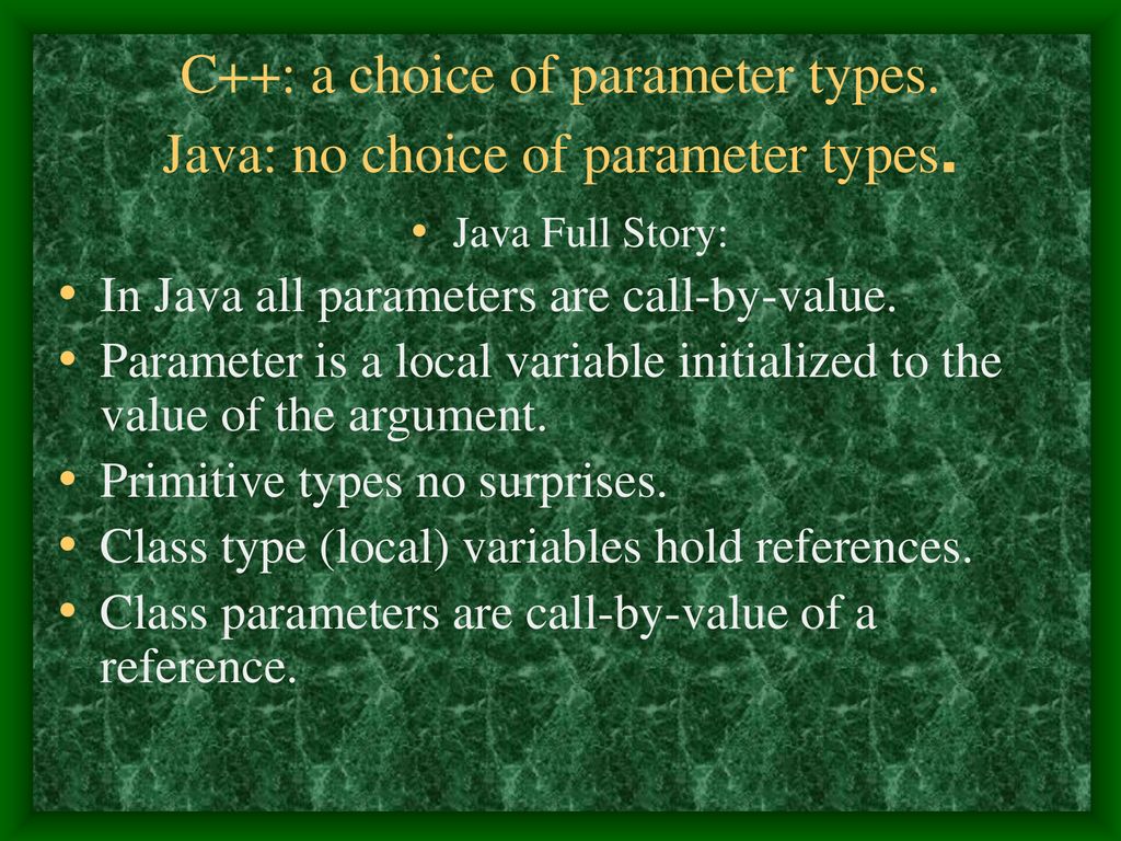 Transition From C To Java Ppt Download