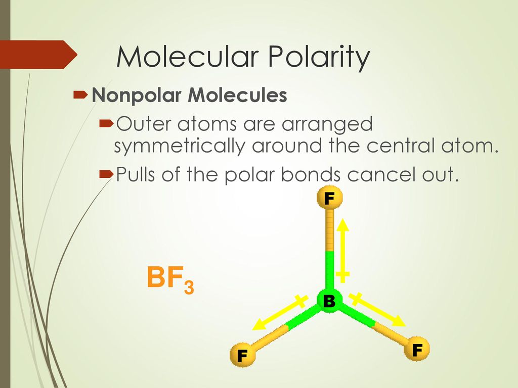 Bond polarity vs. Molecule polarity - ppt download