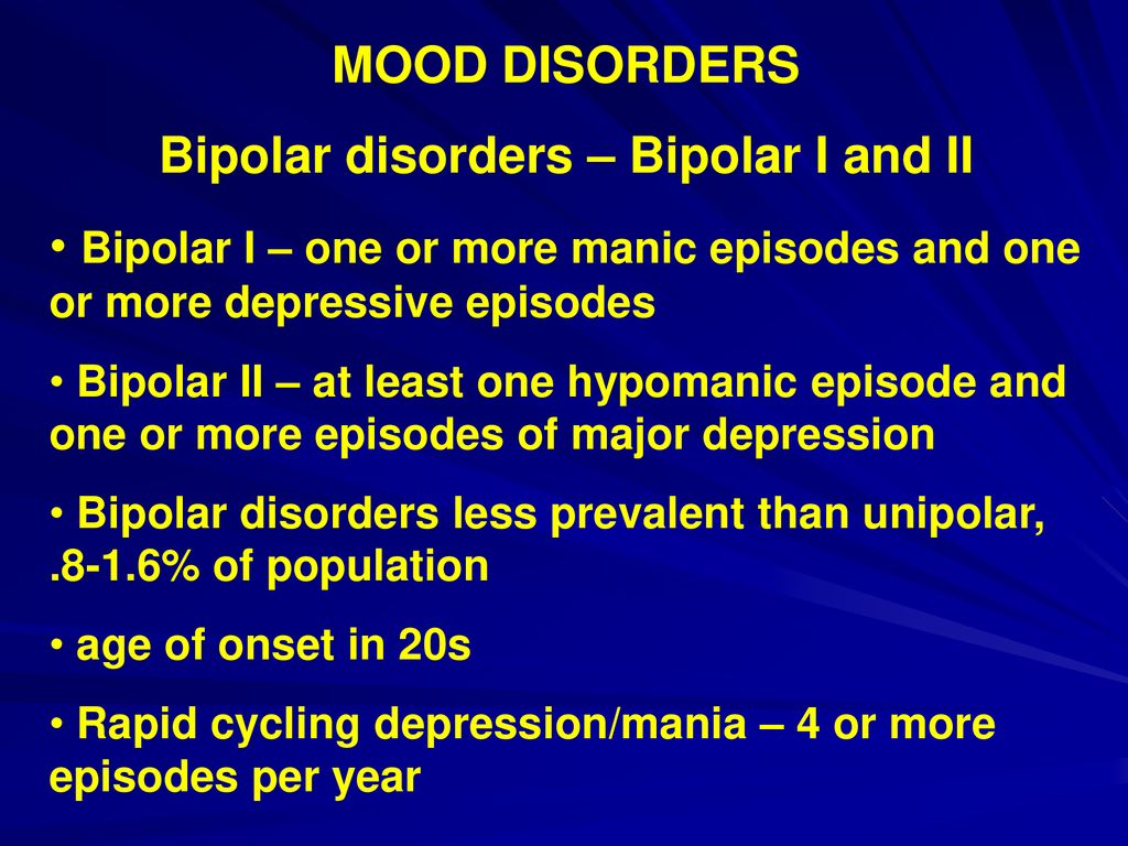 MOOD DISORDERS LECTURE OUTLINE - ppt download