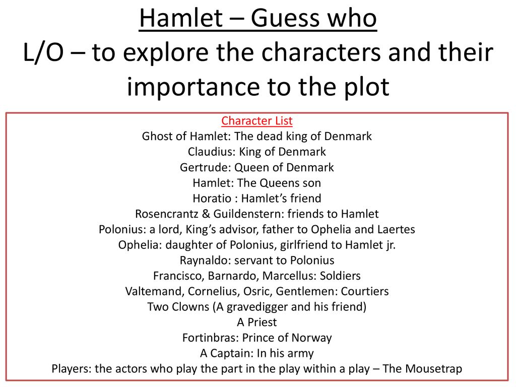 role of ghost in hamlet