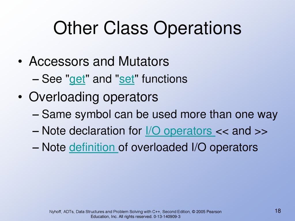 More about oop and adts classes ppt download
