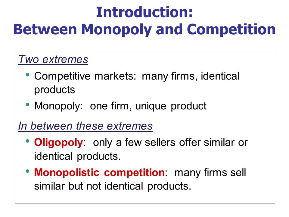 Chapter 10 Monopolistic Competition And Oligopoly