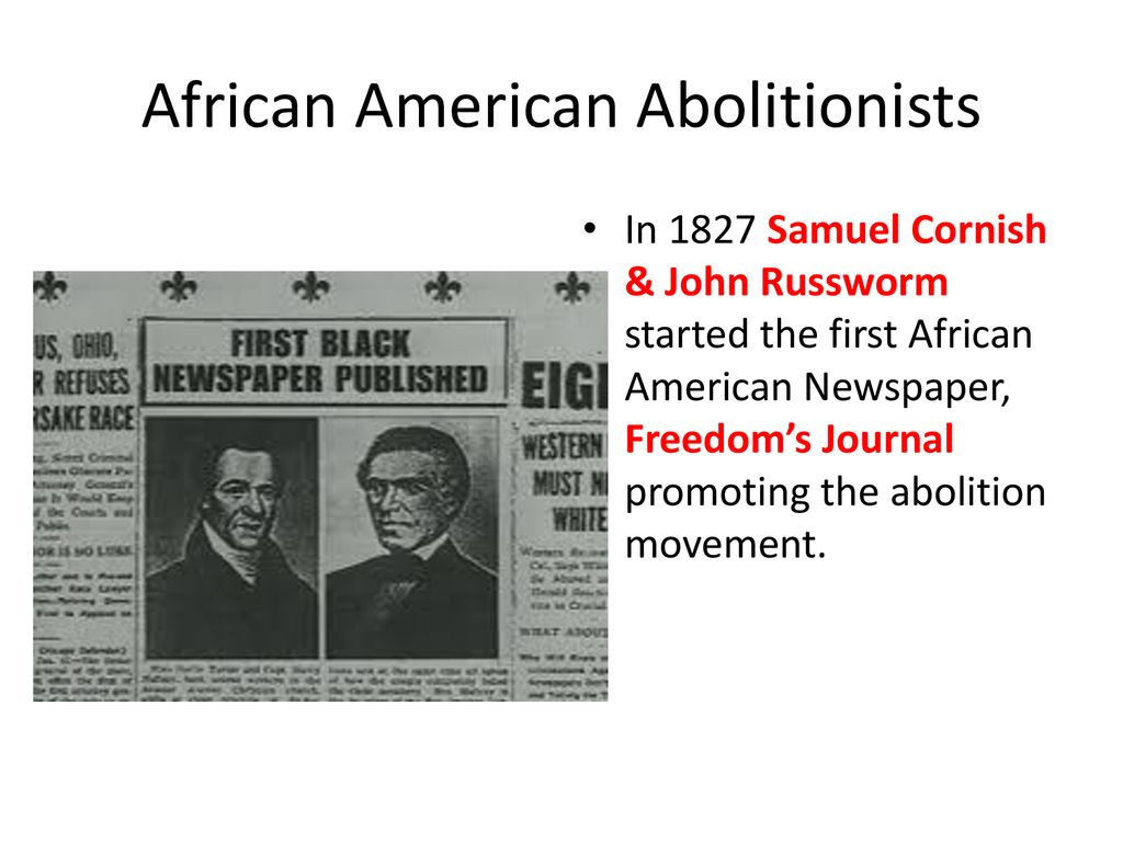 The Abolitionists Ppt Download