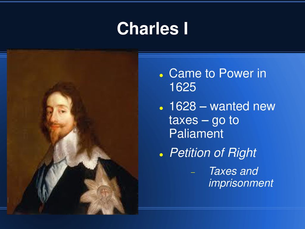 Charles I Came to Power in 1625