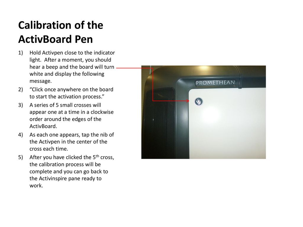 why does my promethean board view white why does my promethean board view white