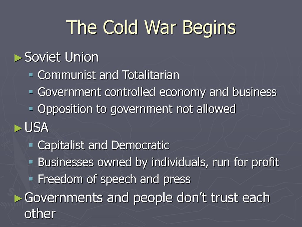 The Cold War Begins Ch. 6 (p ). - ppt download