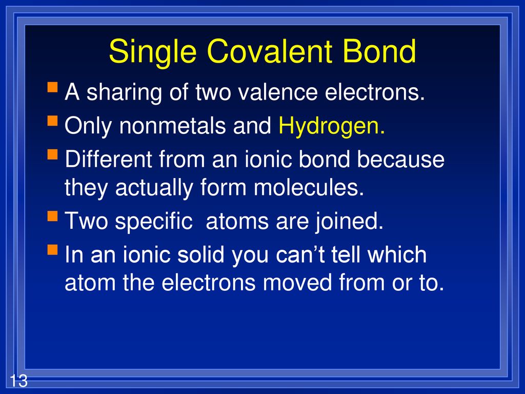 Chapter 12 Covalent bonding. - ppt download