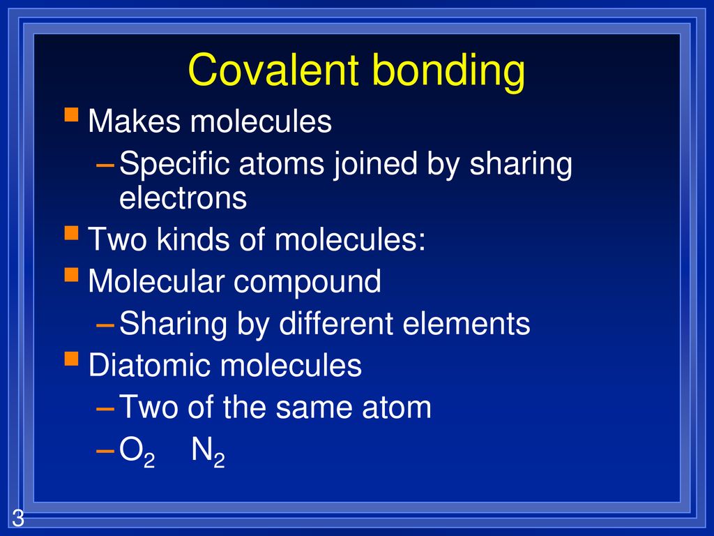 Chapter 12 Covalent bonding. - ppt download