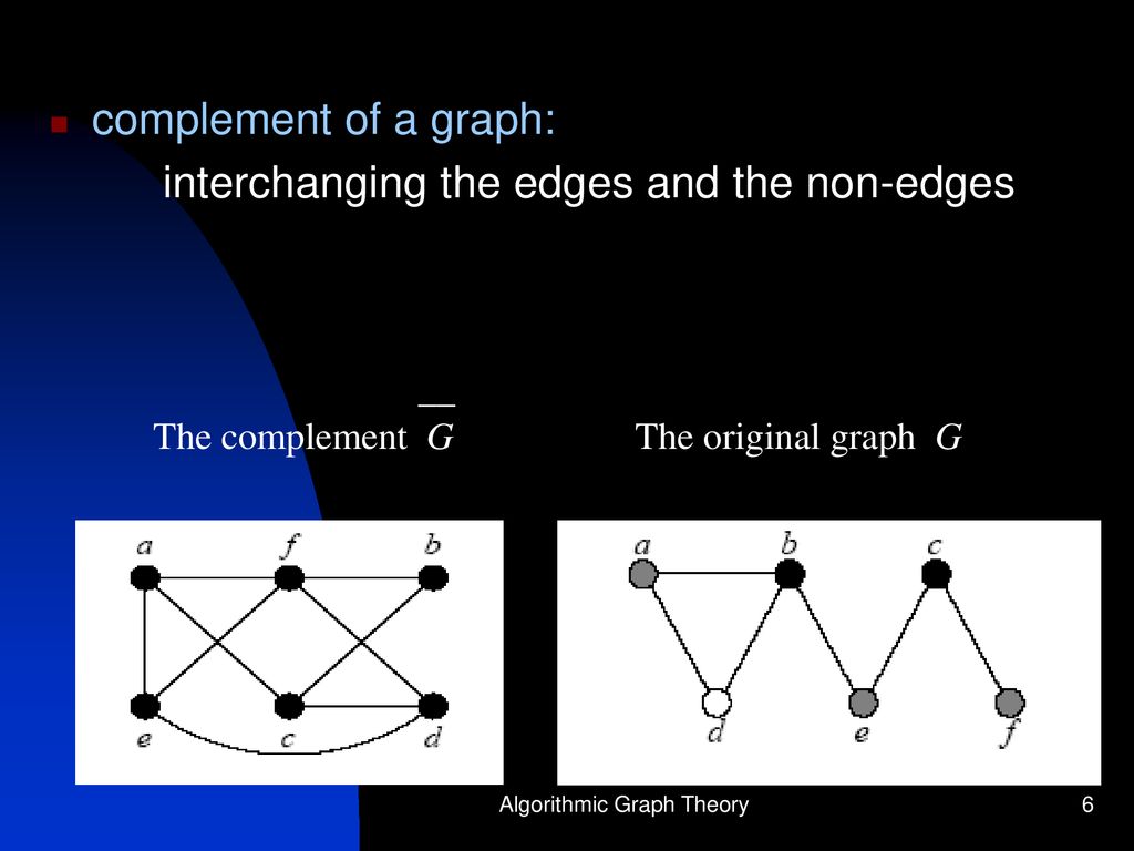 Algorithmic Graph Theory and its Applications - ppt download