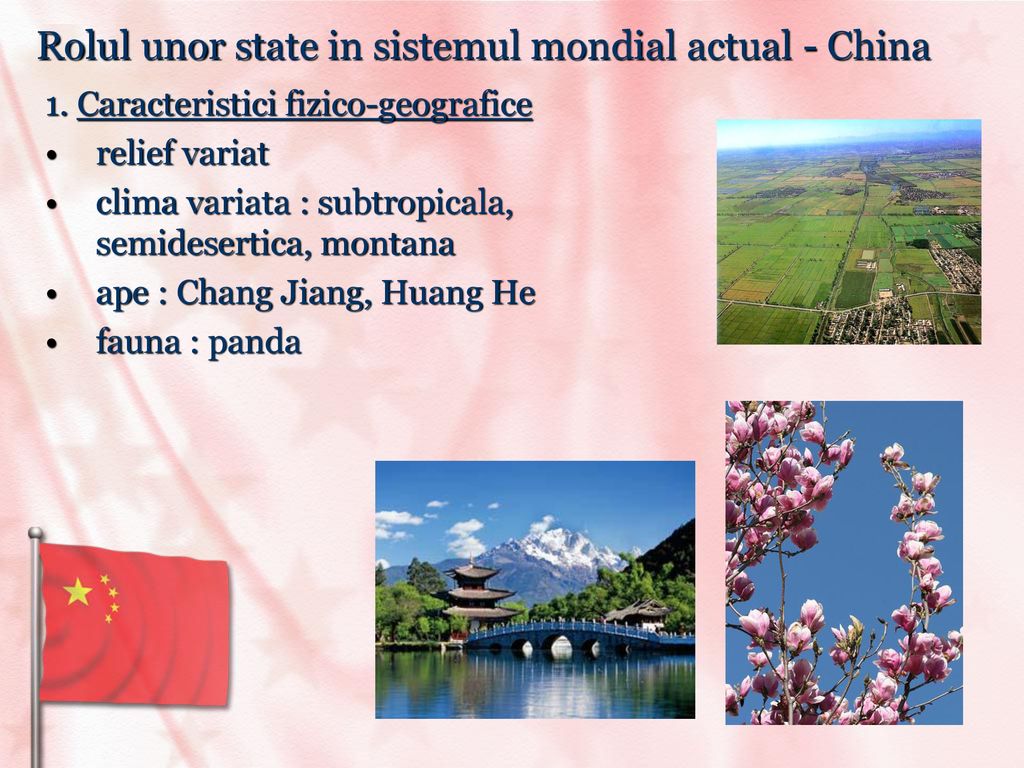 Rolul Unor State In Sistemul Mondial Actual China Ppt Download
