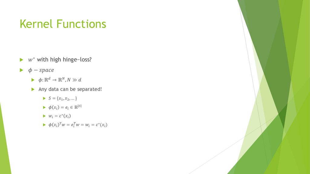 Online Learning Kernels Ppt Download