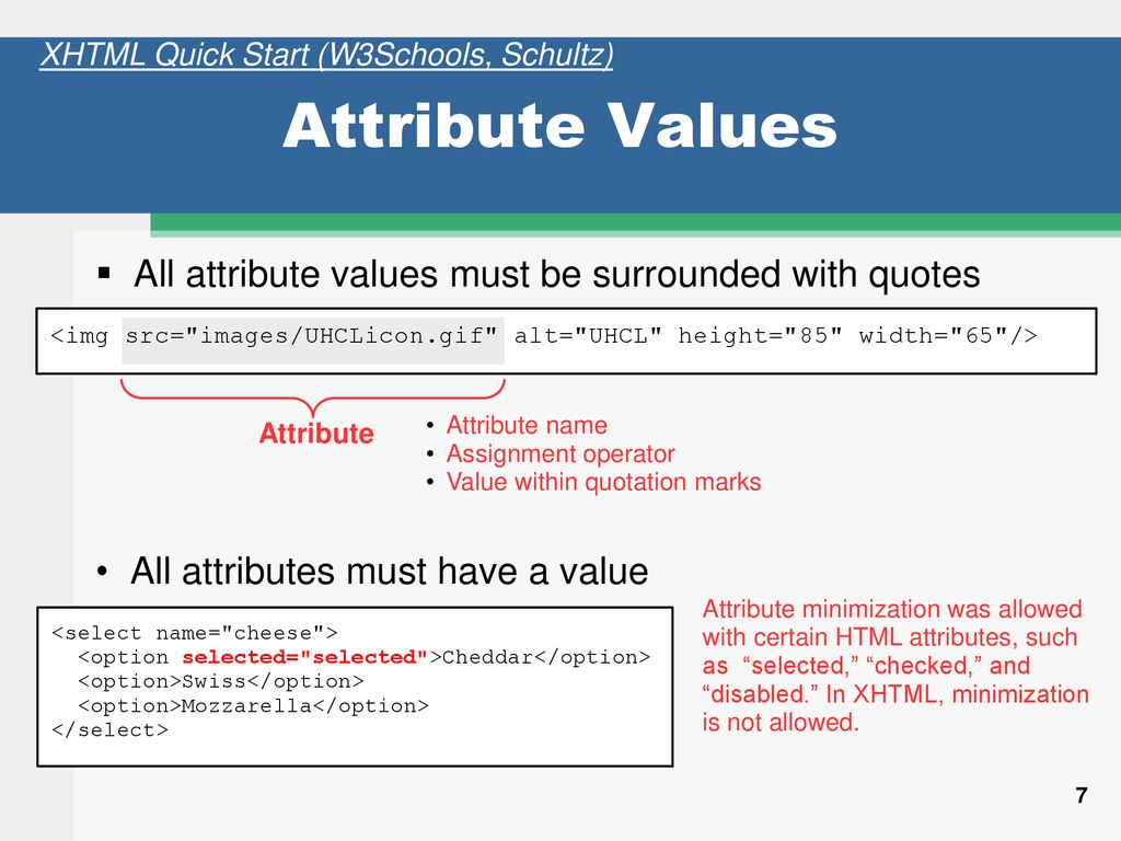 Attribute Value Must Be Constant