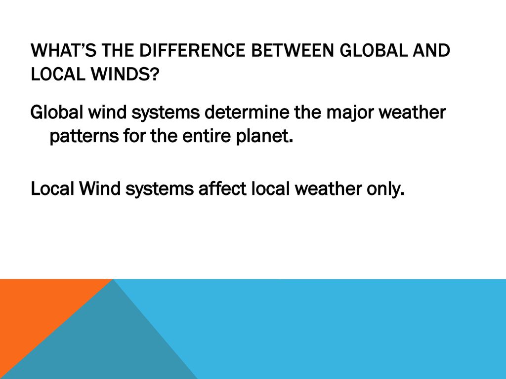Local winds vs global winds ppt download